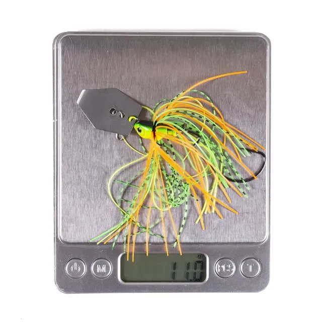 6 PCS Chatterbaits With Sequin and Tassel Tail