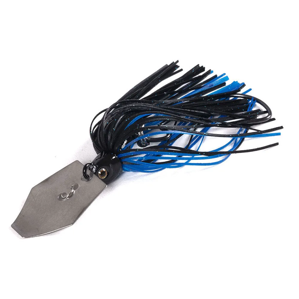 6 PCS Chatterbaits With Sequin and Tassel Tail