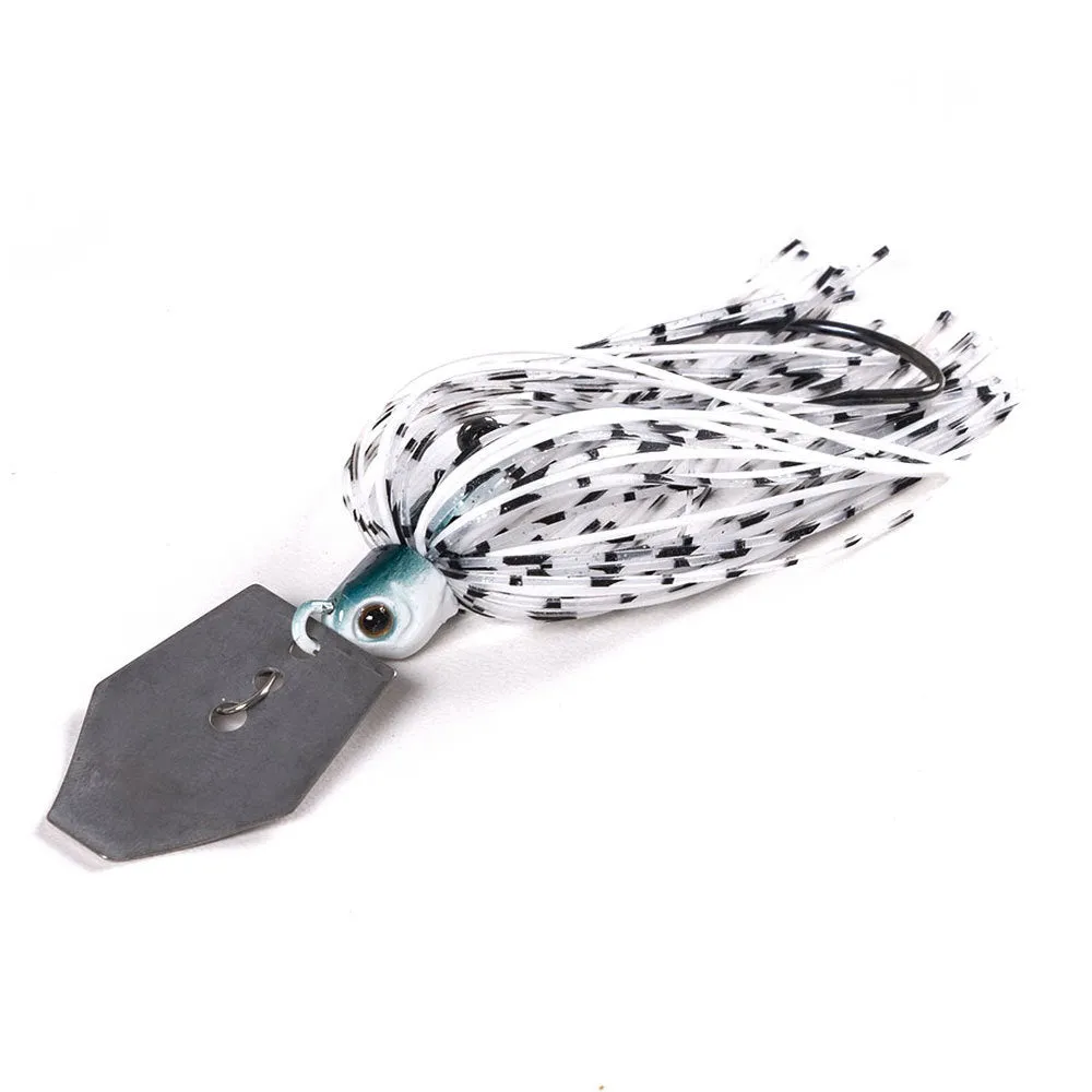 6 PCS Chatterbaits With Sequin and Tassel Tail