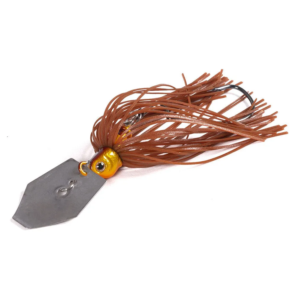 6 PCS Chatterbaits With Sequin and Tassel Tail