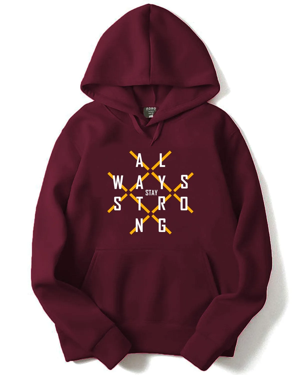 ADRO Printed Cotton Hoodies/Sweatshirts for Men