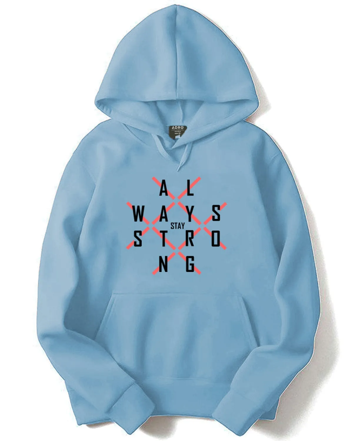 ADRO Printed Cotton Hoodies/Sweatshirts for Men