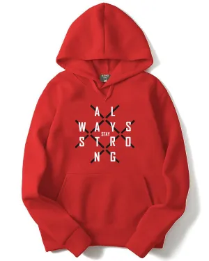 ADRO Printed Cotton Hoodies/Sweatshirts for Men