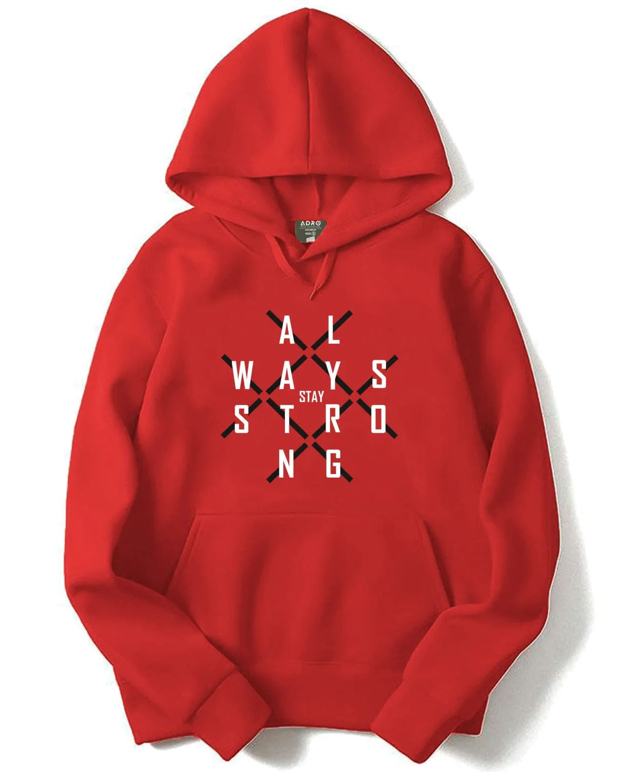 ADRO Printed Cotton Hoodies/Sweatshirts for Men