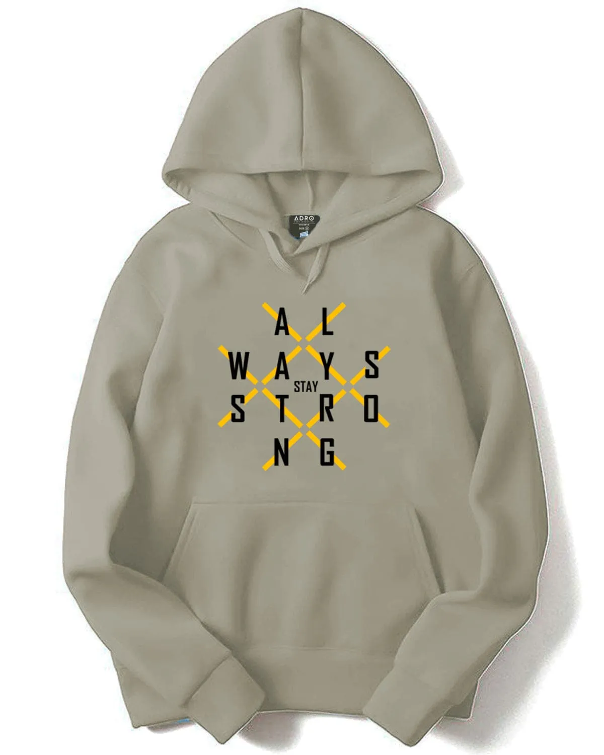 ADRO Printed Cotton Hoodies/Sweatshirts for Men