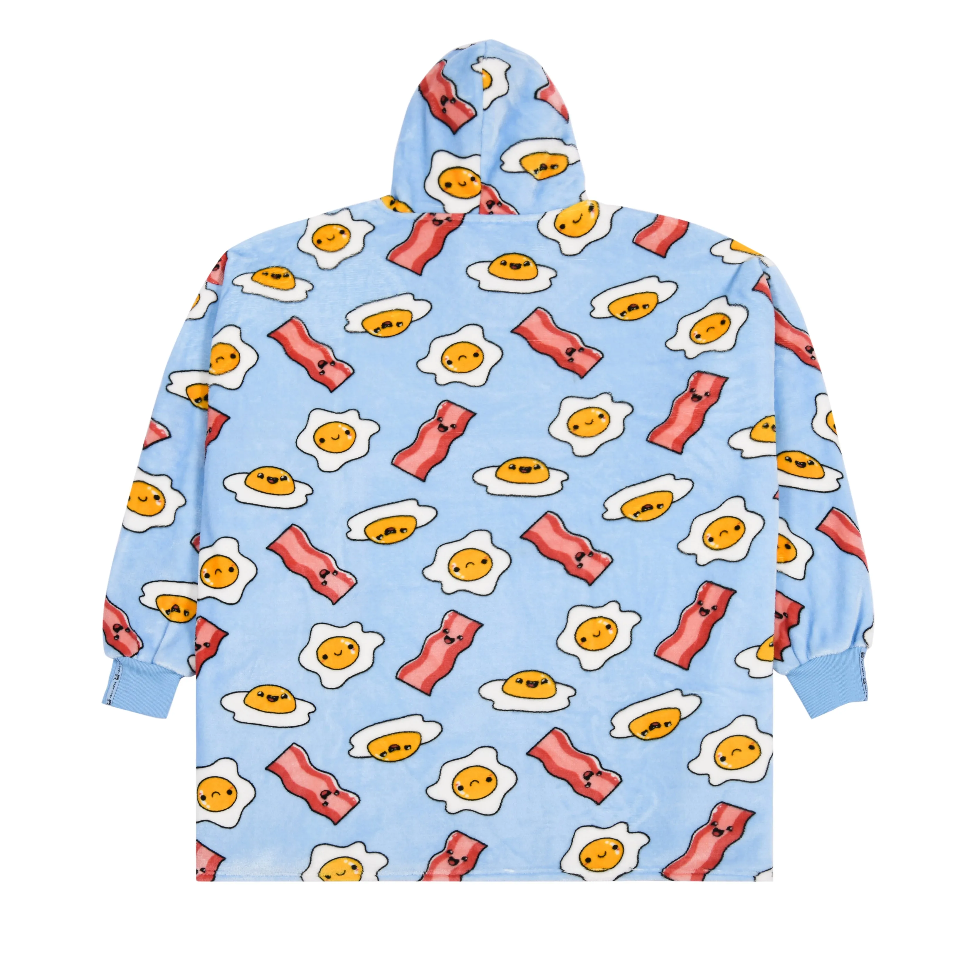 Adult Giant Hoodie Wakey Wakey Blue