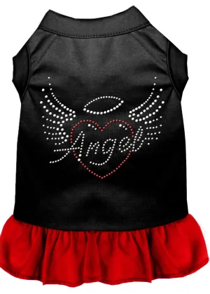 Angel Heart Rhinestone Dress Black With Red Xs