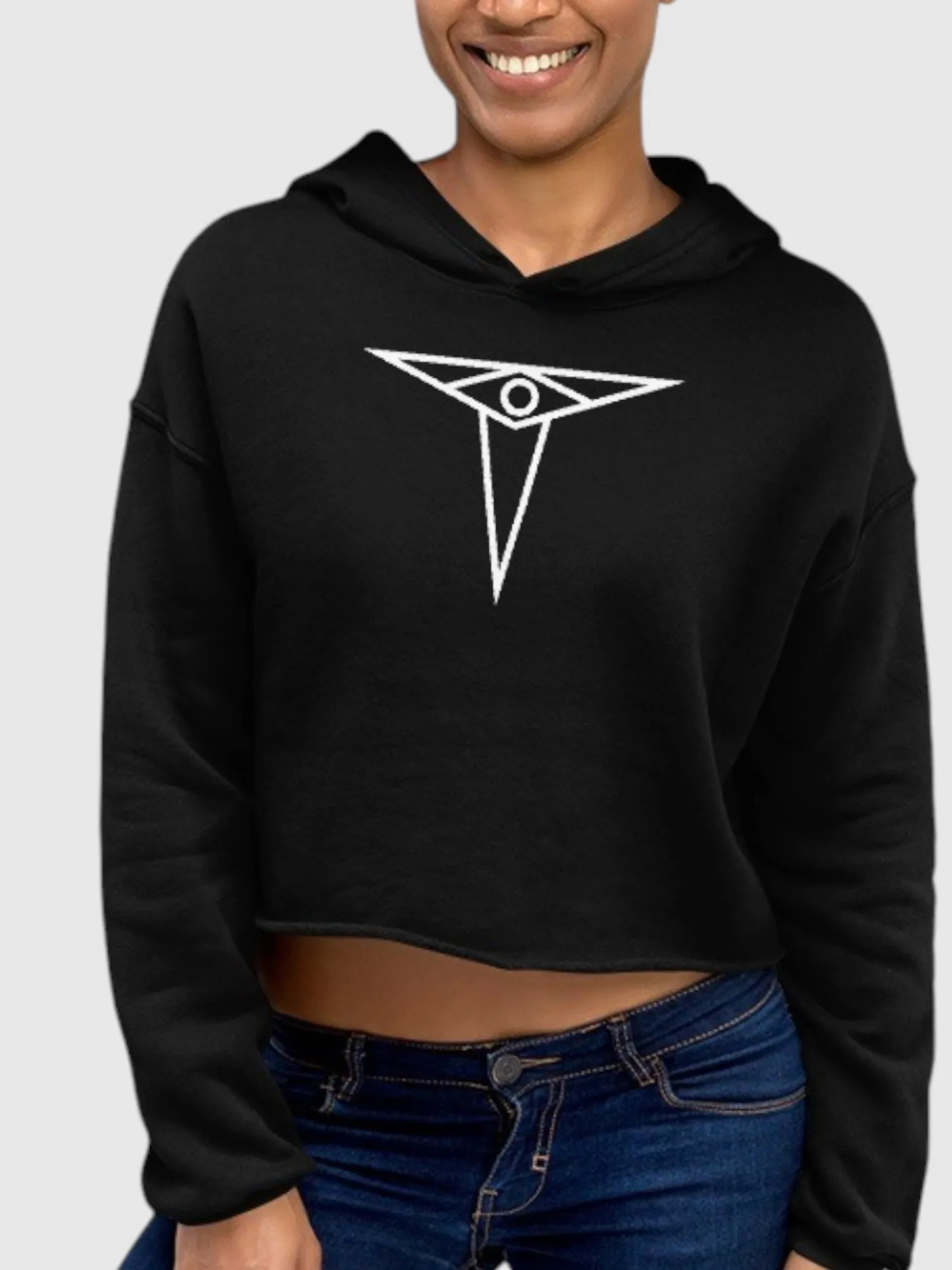 Anne Rice's Mayfair Witches Talamasca Women's Fleece Crop Hooded Sweatshirt