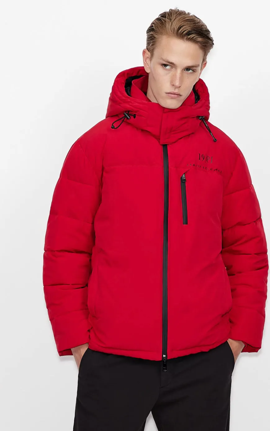 ARMANI EXCHANGE ARMANI EXCHANGE 30TH ANNIVERSARY PUFFER JACKET (RED)