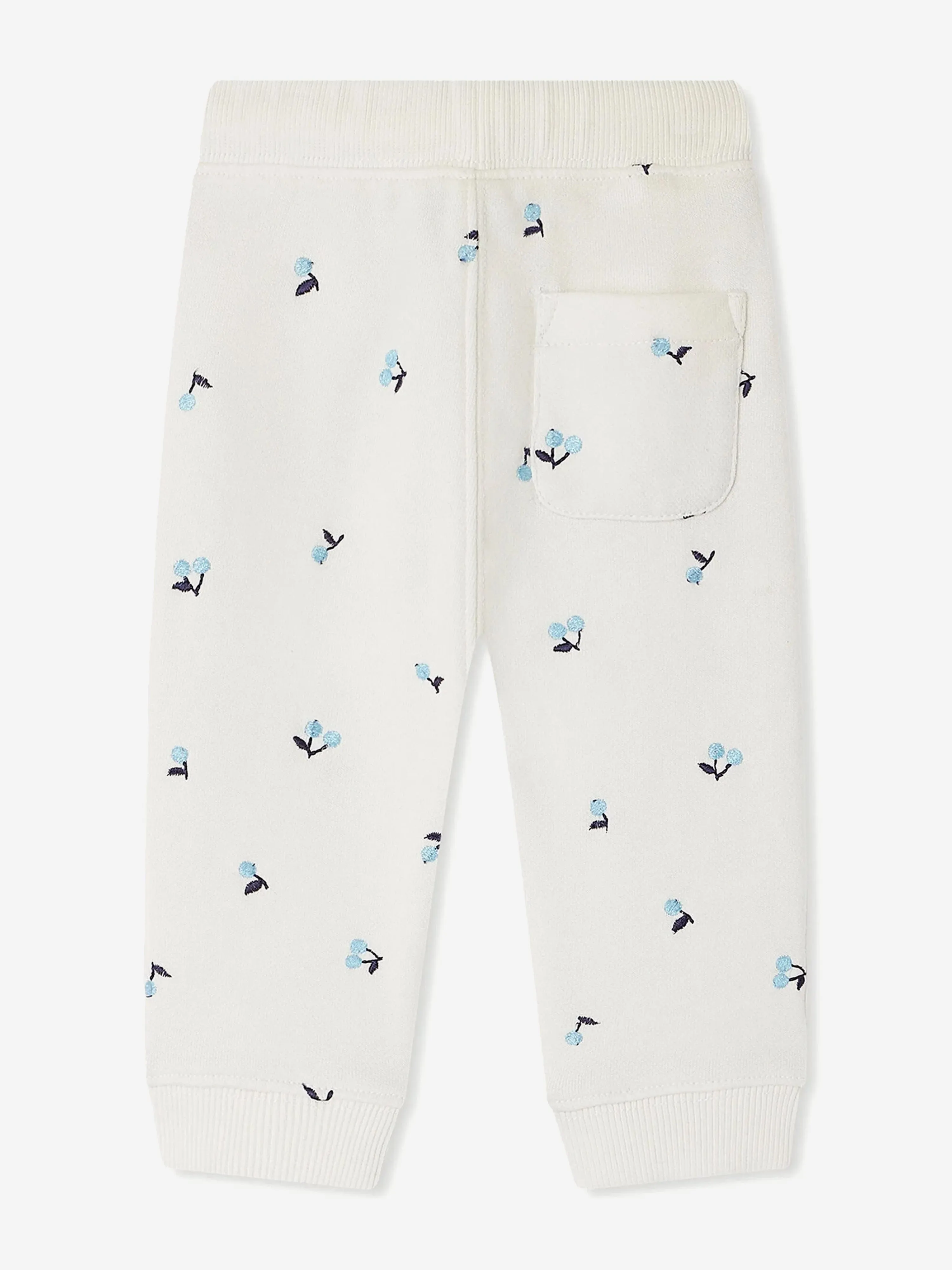 Baby Girls Bambo Joggers in Ivory