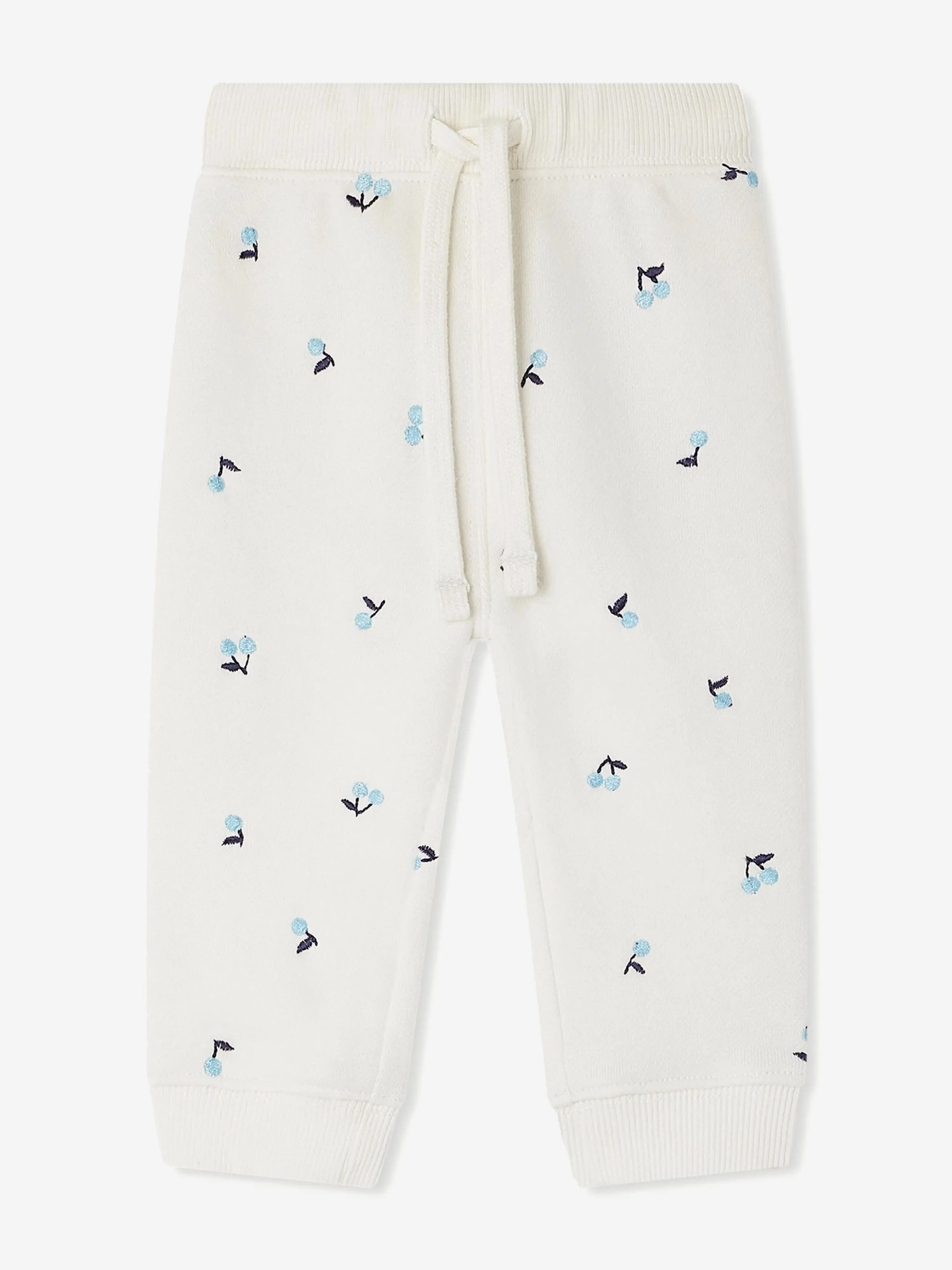Baby Girls Bambo Joggers in Ivory