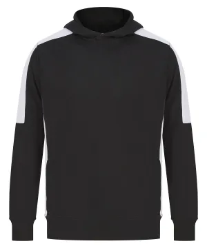 Black/White - Contrast team hoodie