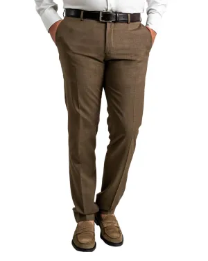 Brown Reda Tropical Trousers