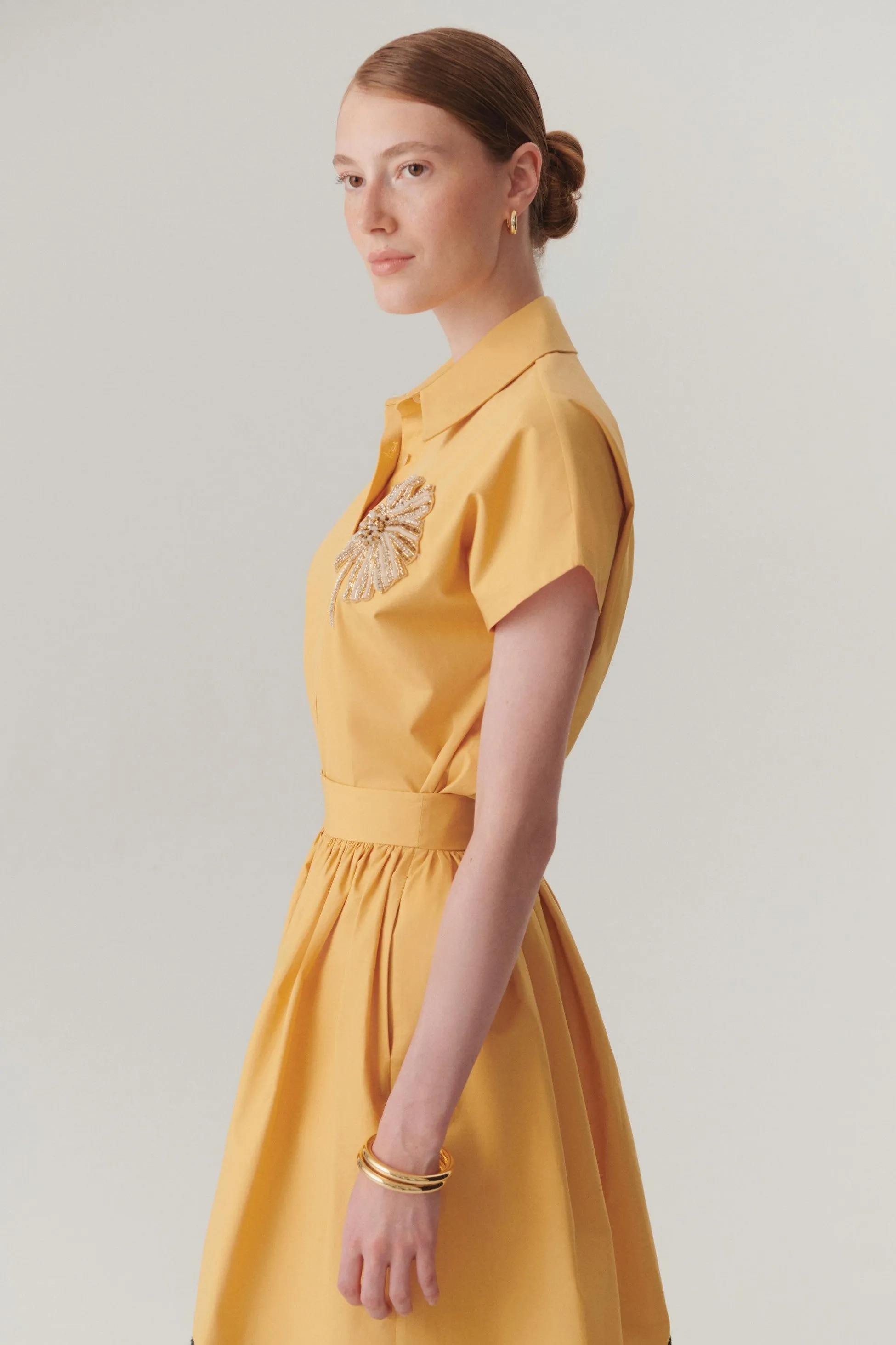 Brown Versatile Statement Shirt