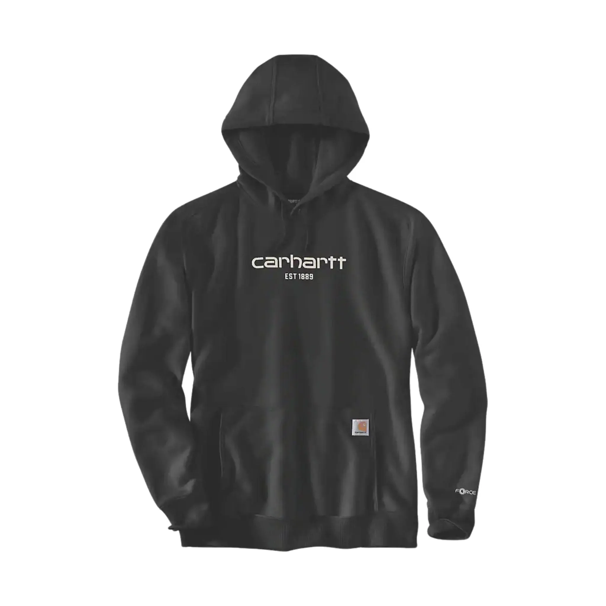 Carhartt Men's Force Relaxed Fit Lightweight Logo Graphic Sweatshirt - Black