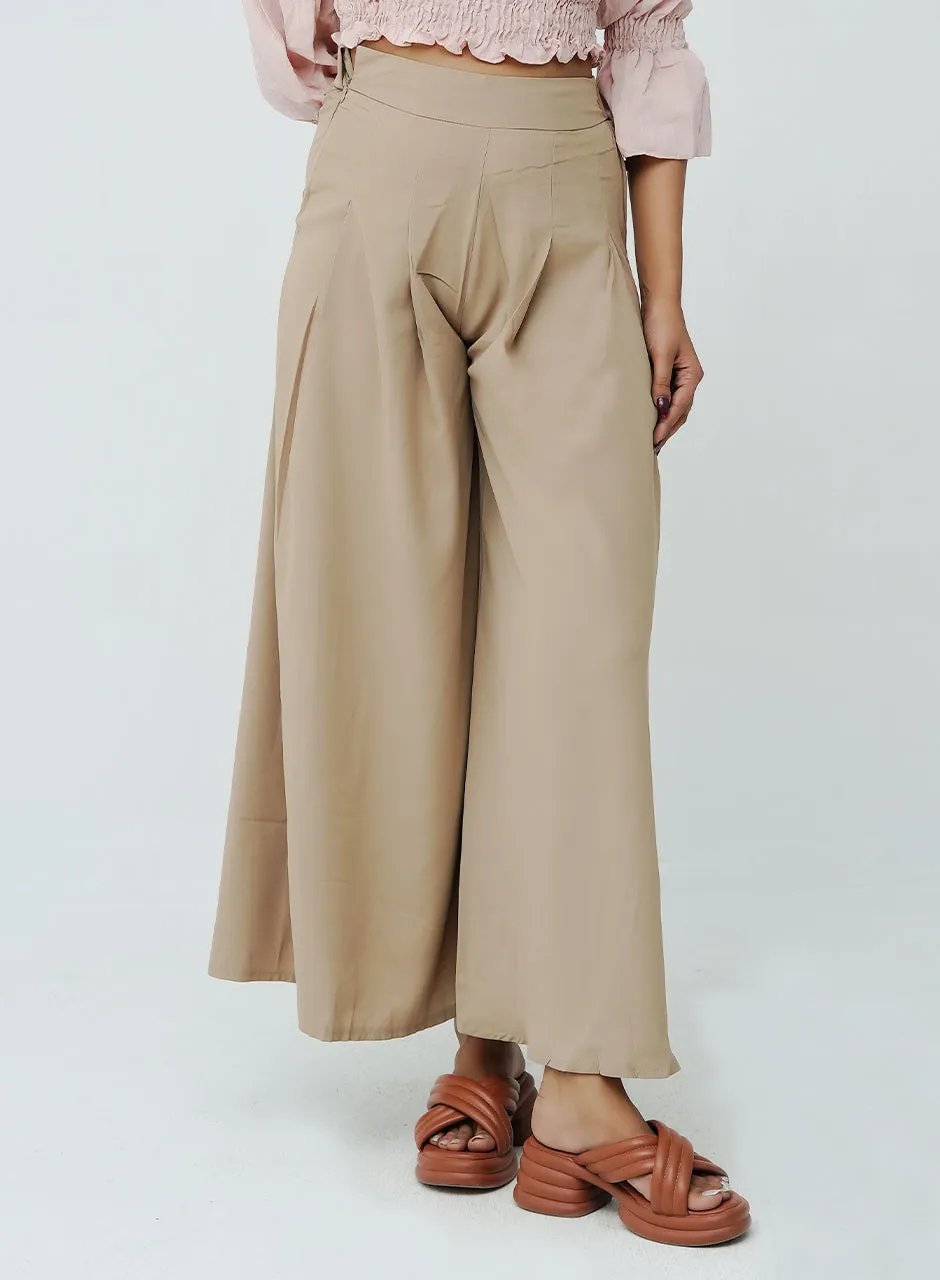 Casual Plazzo -Brown