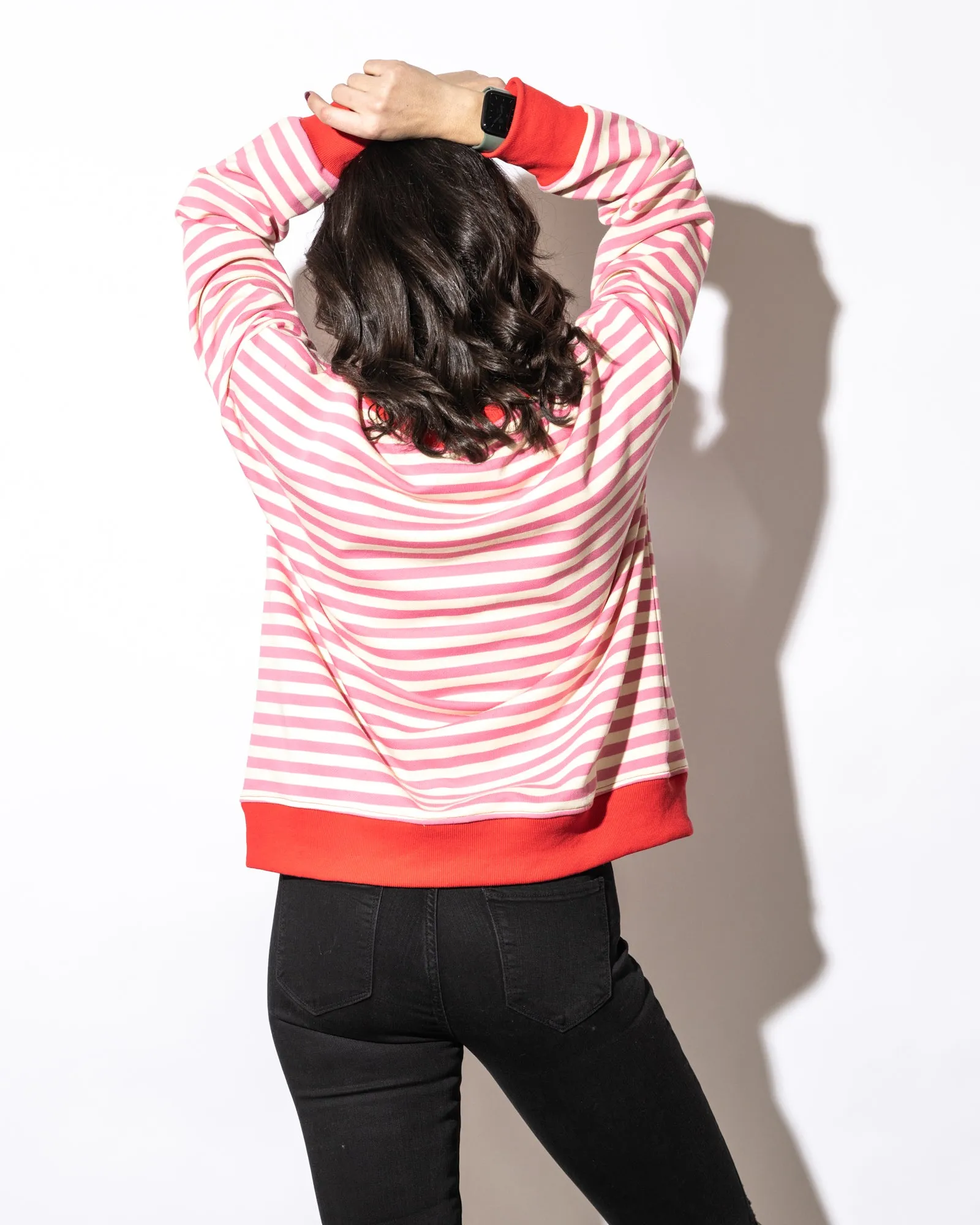 Collins Striped Sweatshirt