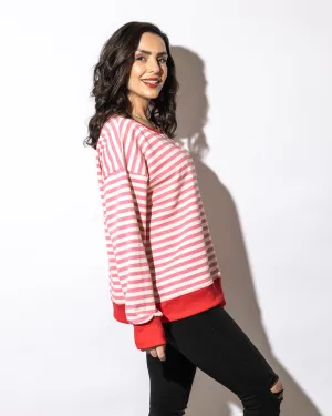 Collins Striped Sweatshirt