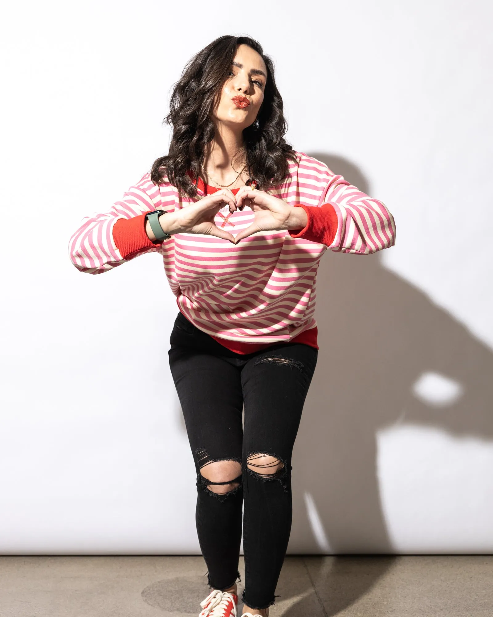 Collins Striped Sweatshirt
