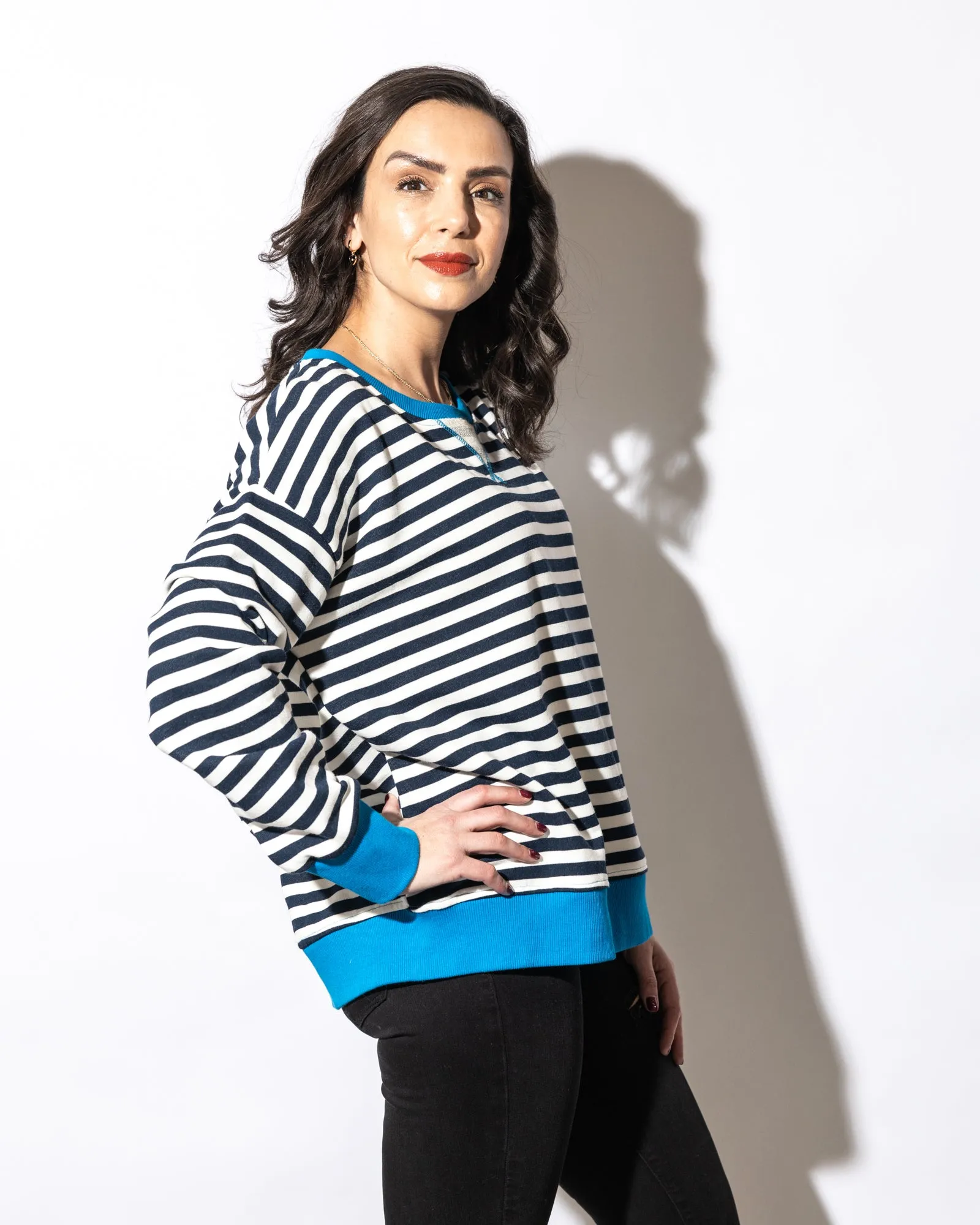 Collins Striped Sweatshirt