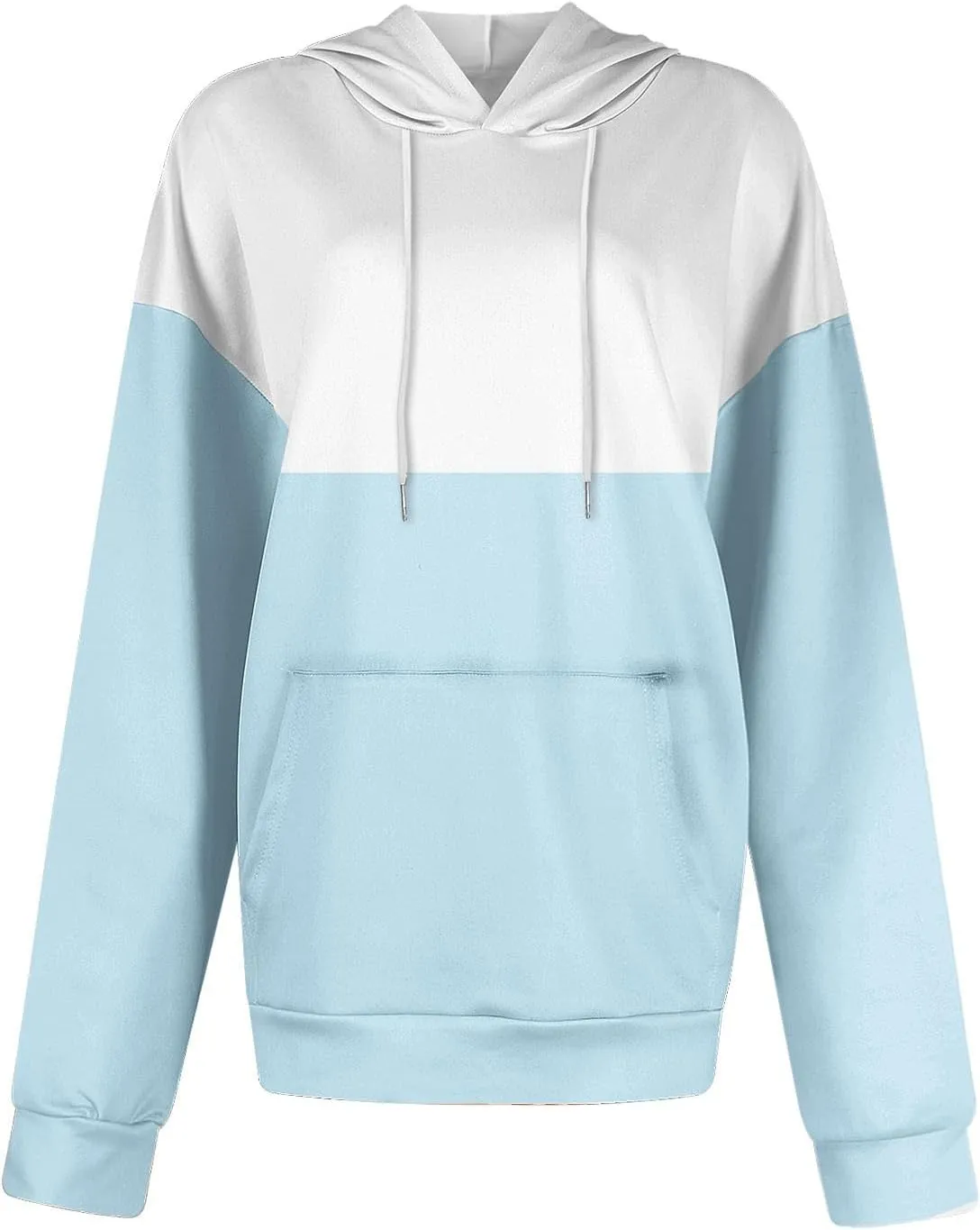 Color Block Hoodies For Women Trendy 2024 Teen Girls Fall Outfits Casual Long Sleeve Hooded Pullover Sweatshirts