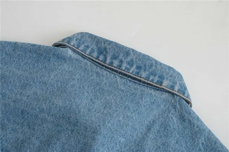 CROPPED DENIM JACKET