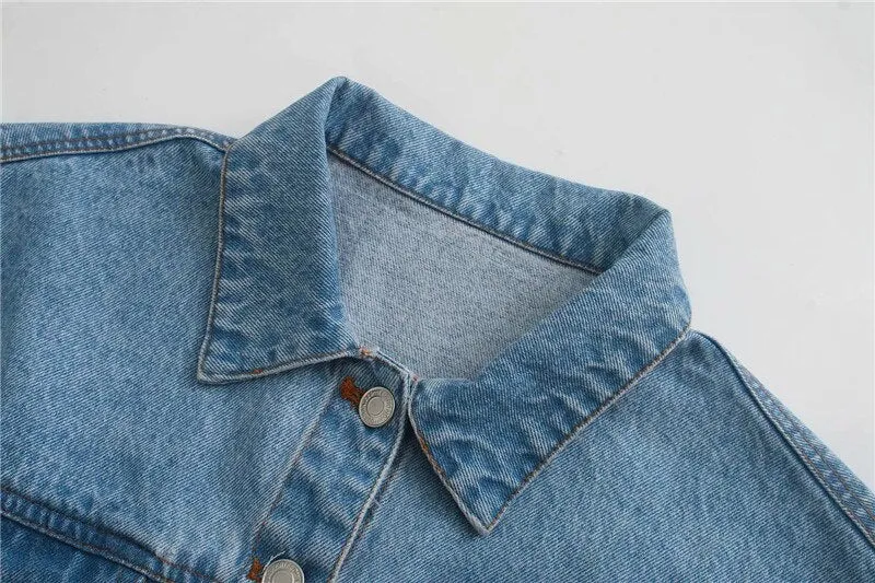 CROPPED DENIM JACKET