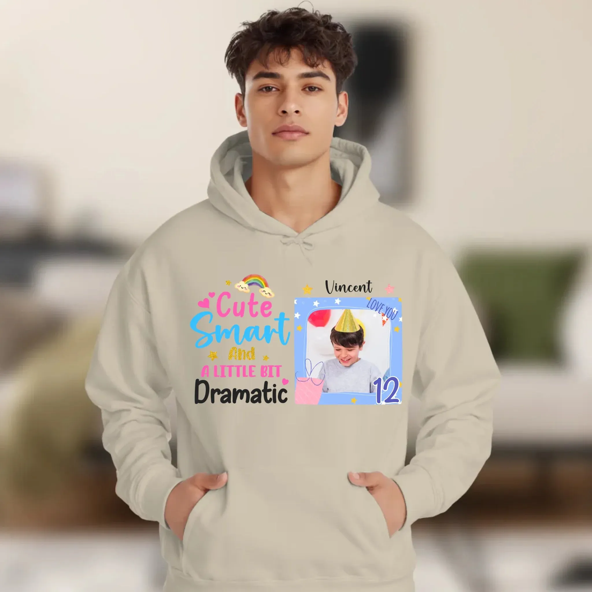 Cute Smart Kid - Personalized Gifts For Son - Unisex Hoodie
