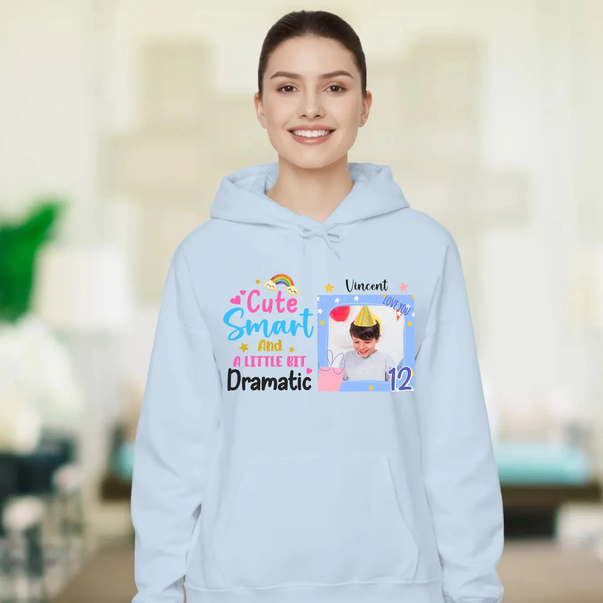 Cute Smart Kid - Personalized Gifts For Son - Unisex Hoodie
