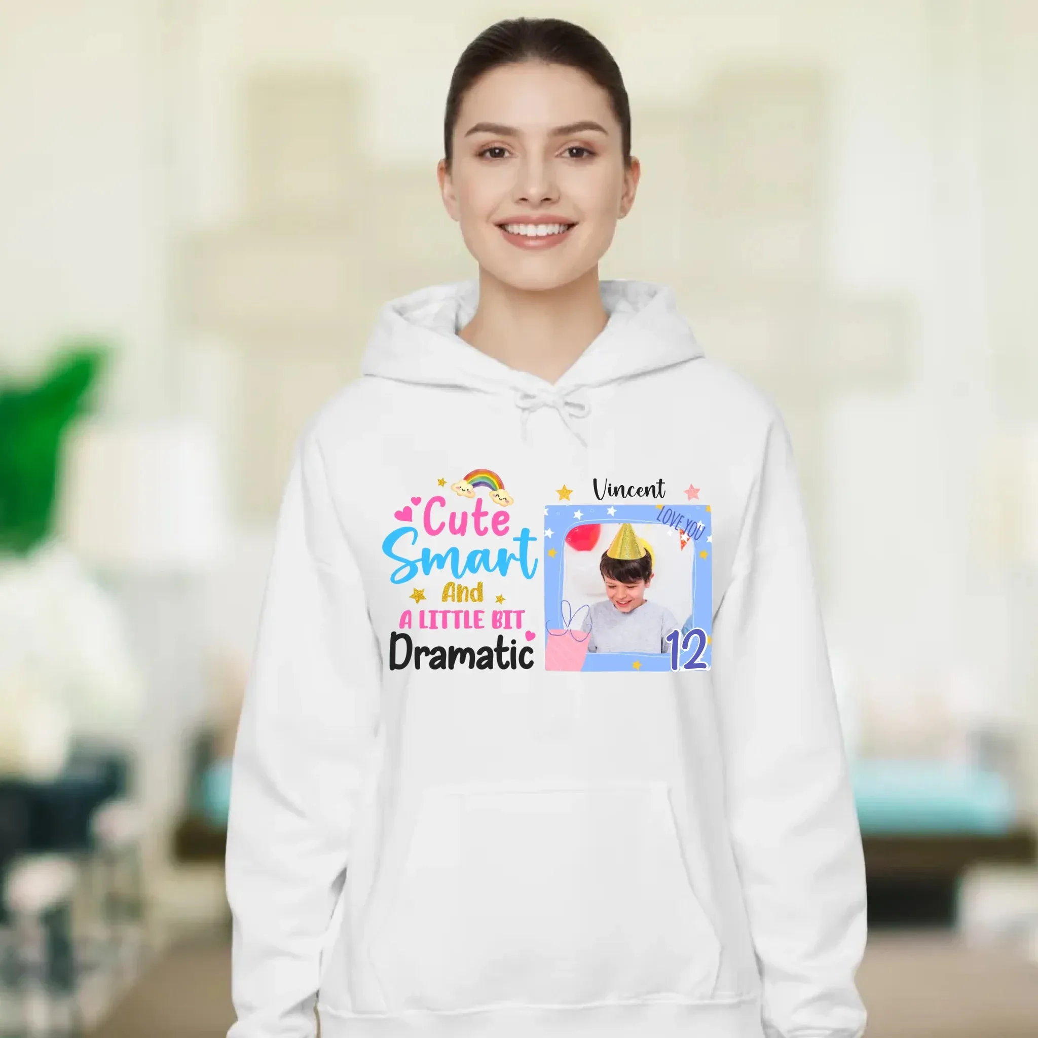 Cute Smart Kid - Personalized Gifts For Son - Unisex Hoodie