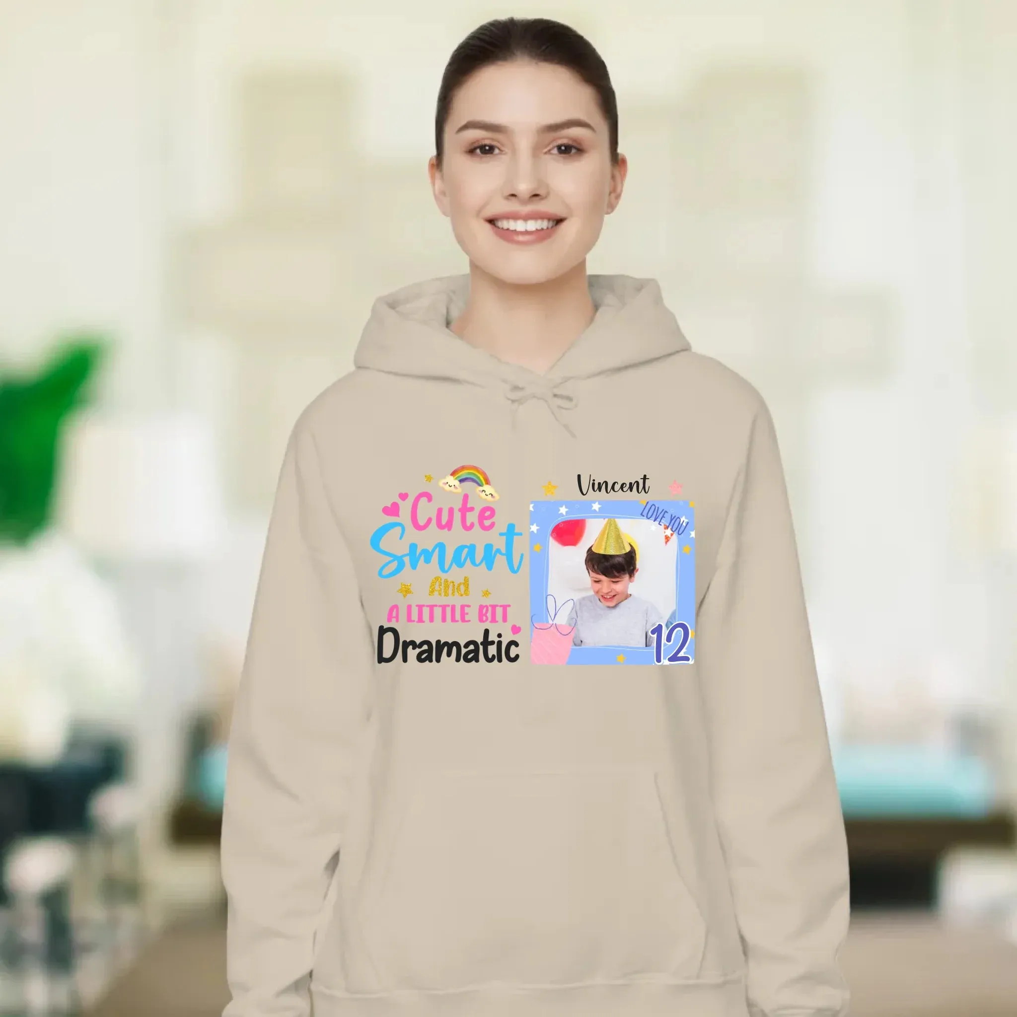 Cute Smart Kid - Personalized Gifts For Son - Unisex Hoodie
