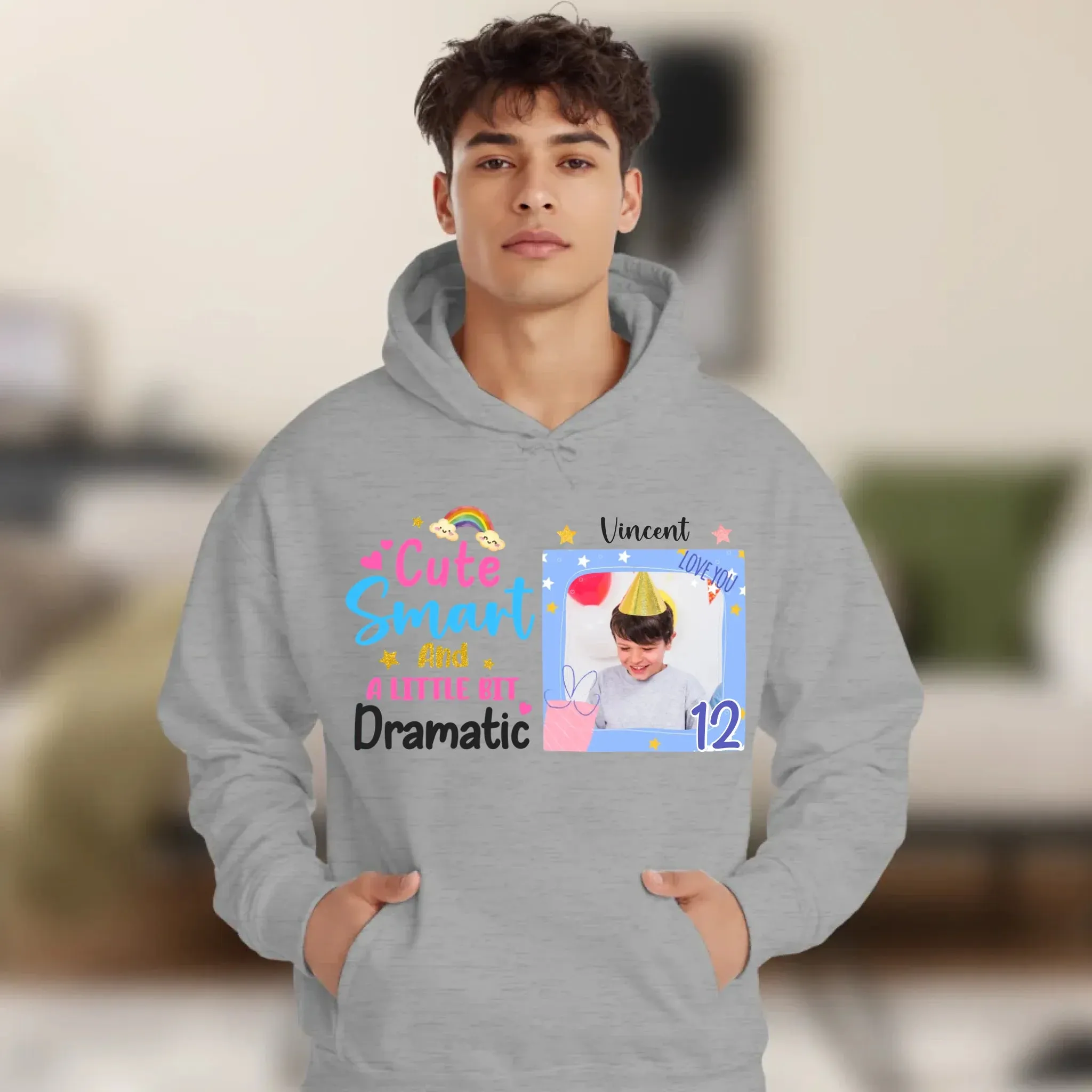 Cute Smart Kid - Personalized Gifts For Son - Unisex Hoodie