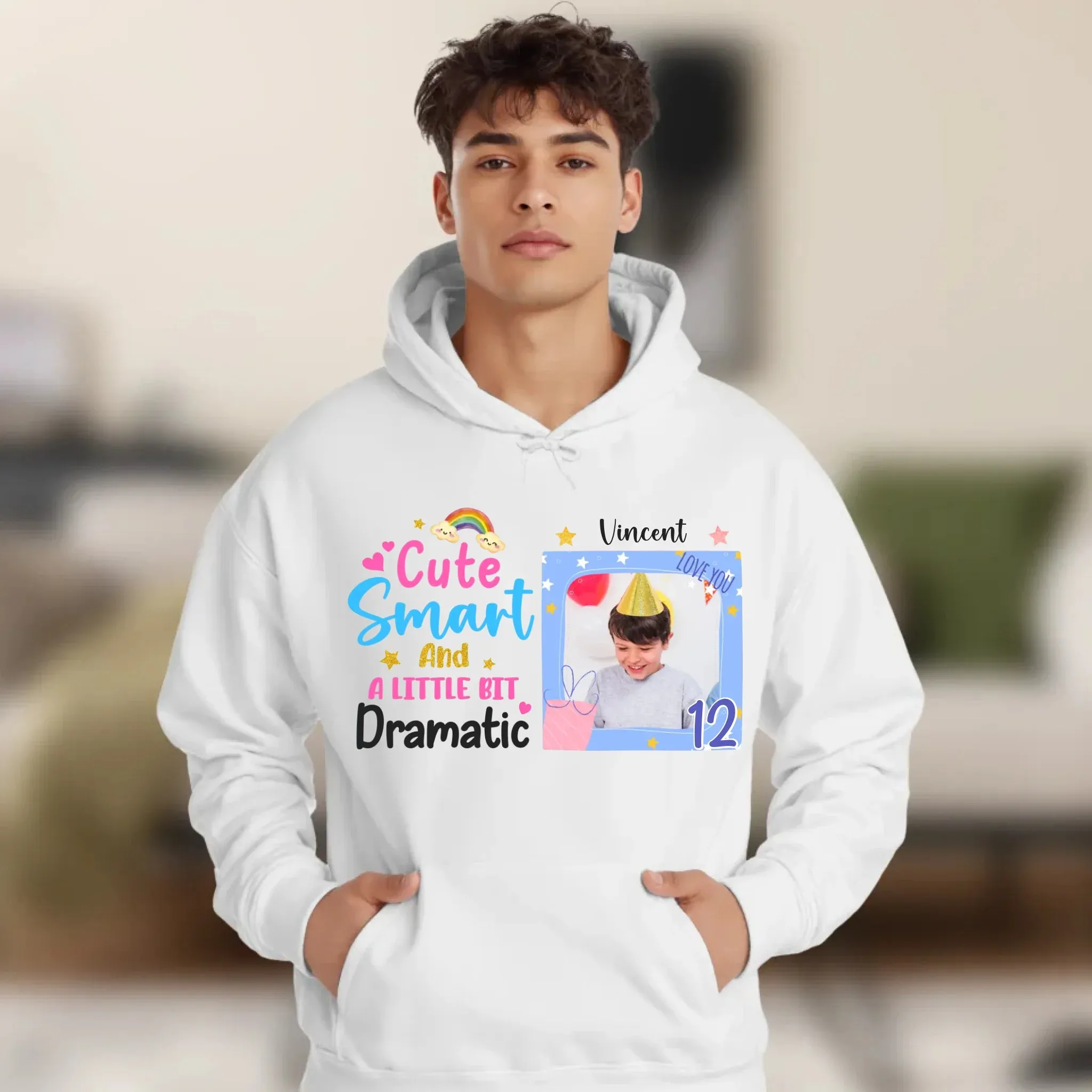 Cute Smart Kid - Personalized Gifts For Son - Unisex Hoodie
