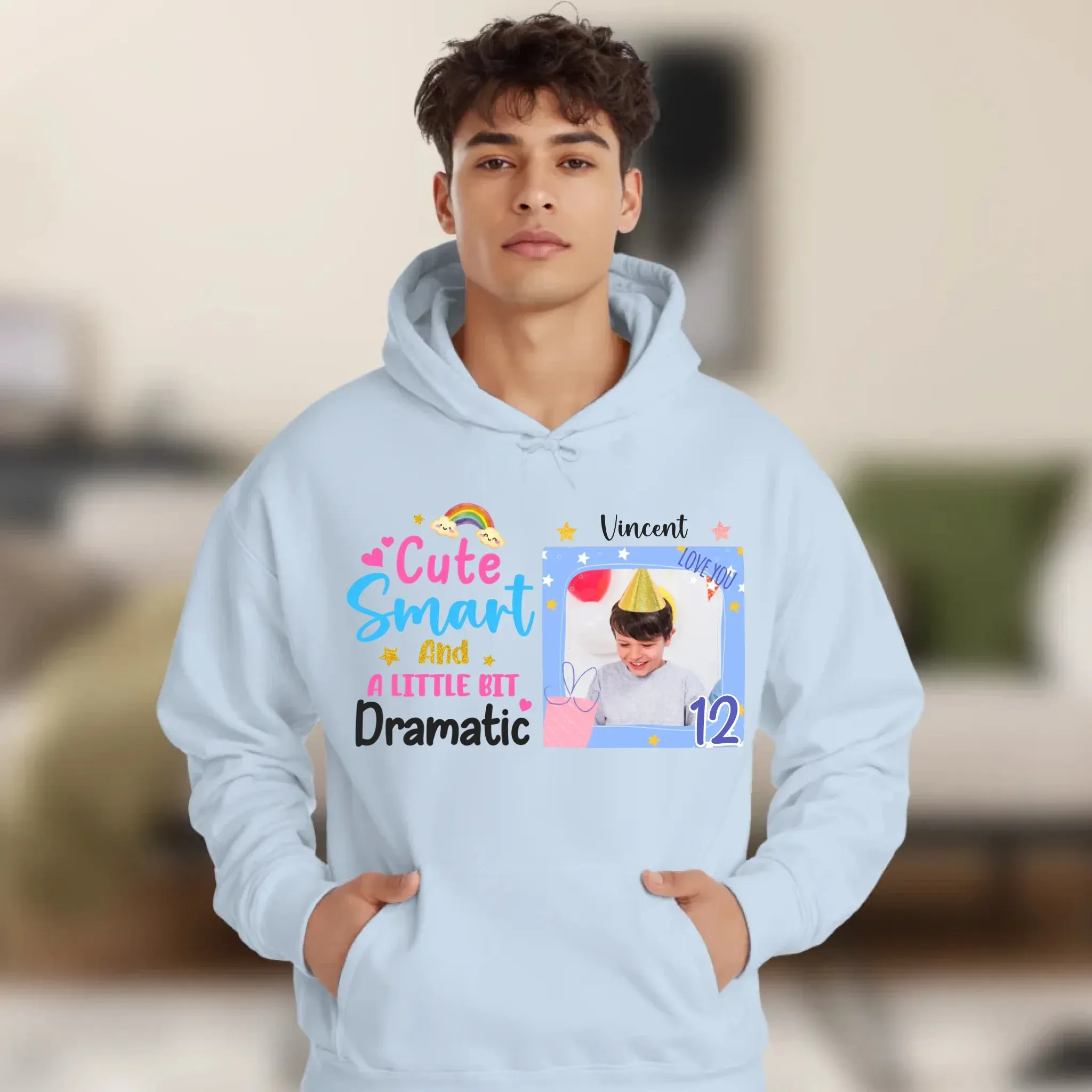 Cute Smart Kid - Personalized Gifts For Son - Unisex Hoodie