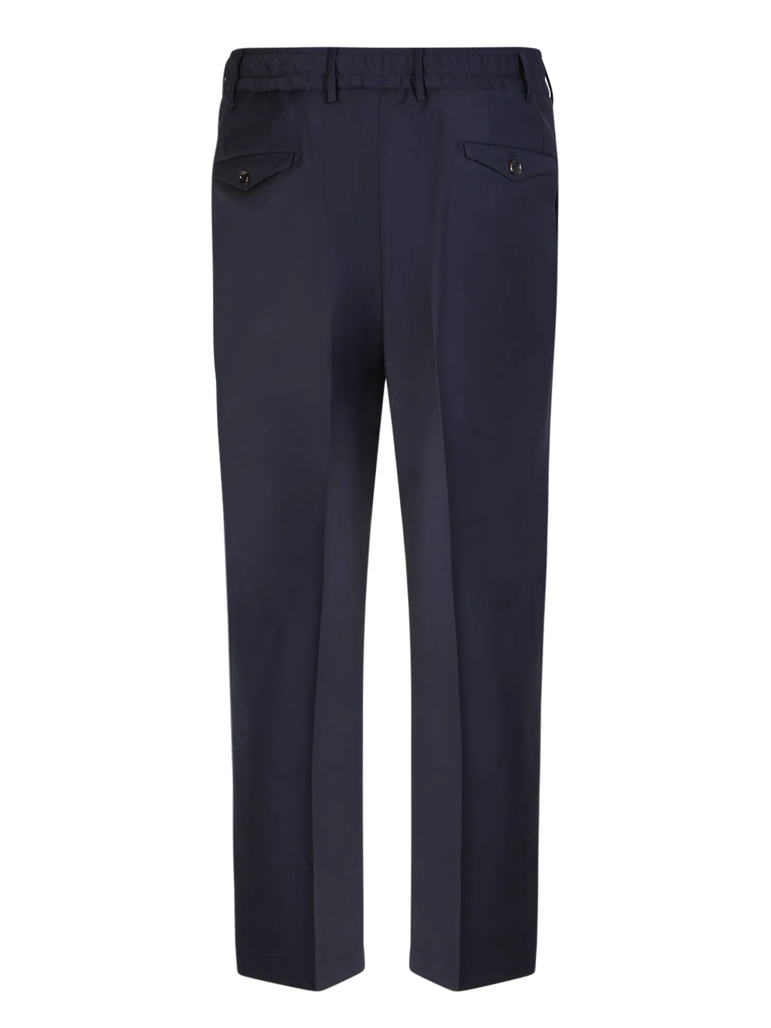 Dark blue wool bland trousers