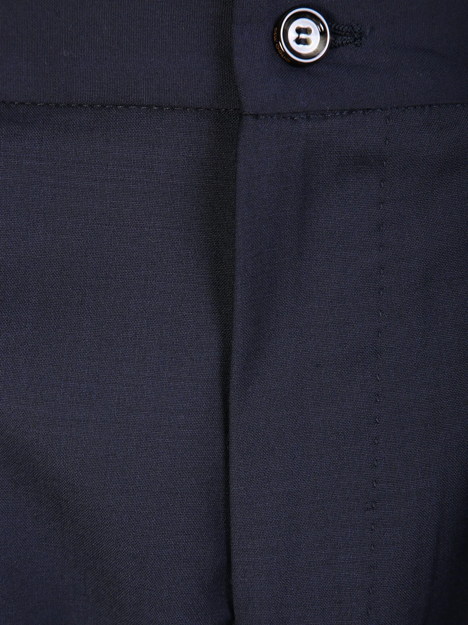 Dark blue wool bland trousers