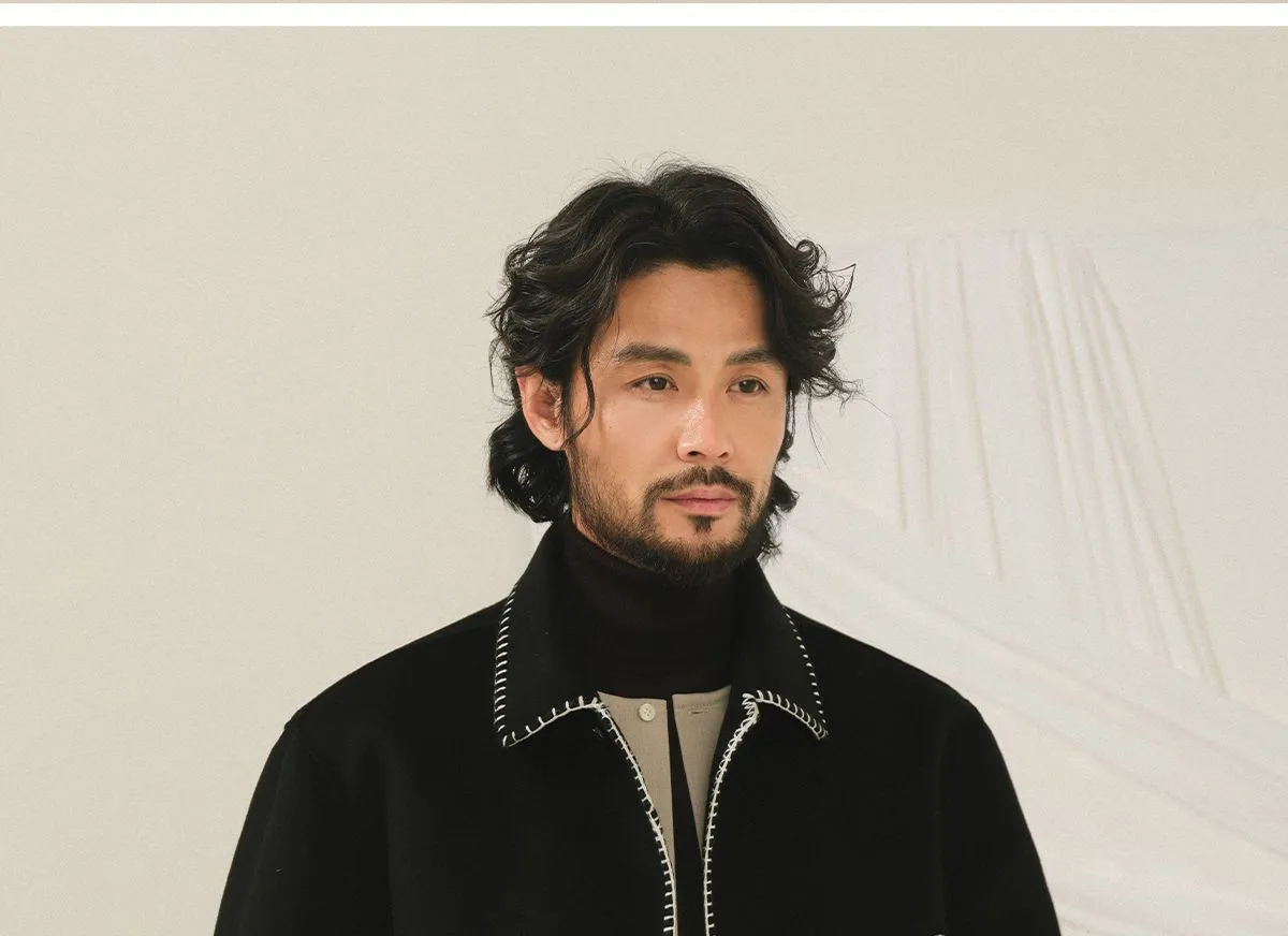 Double-Faced Wool Short Coat