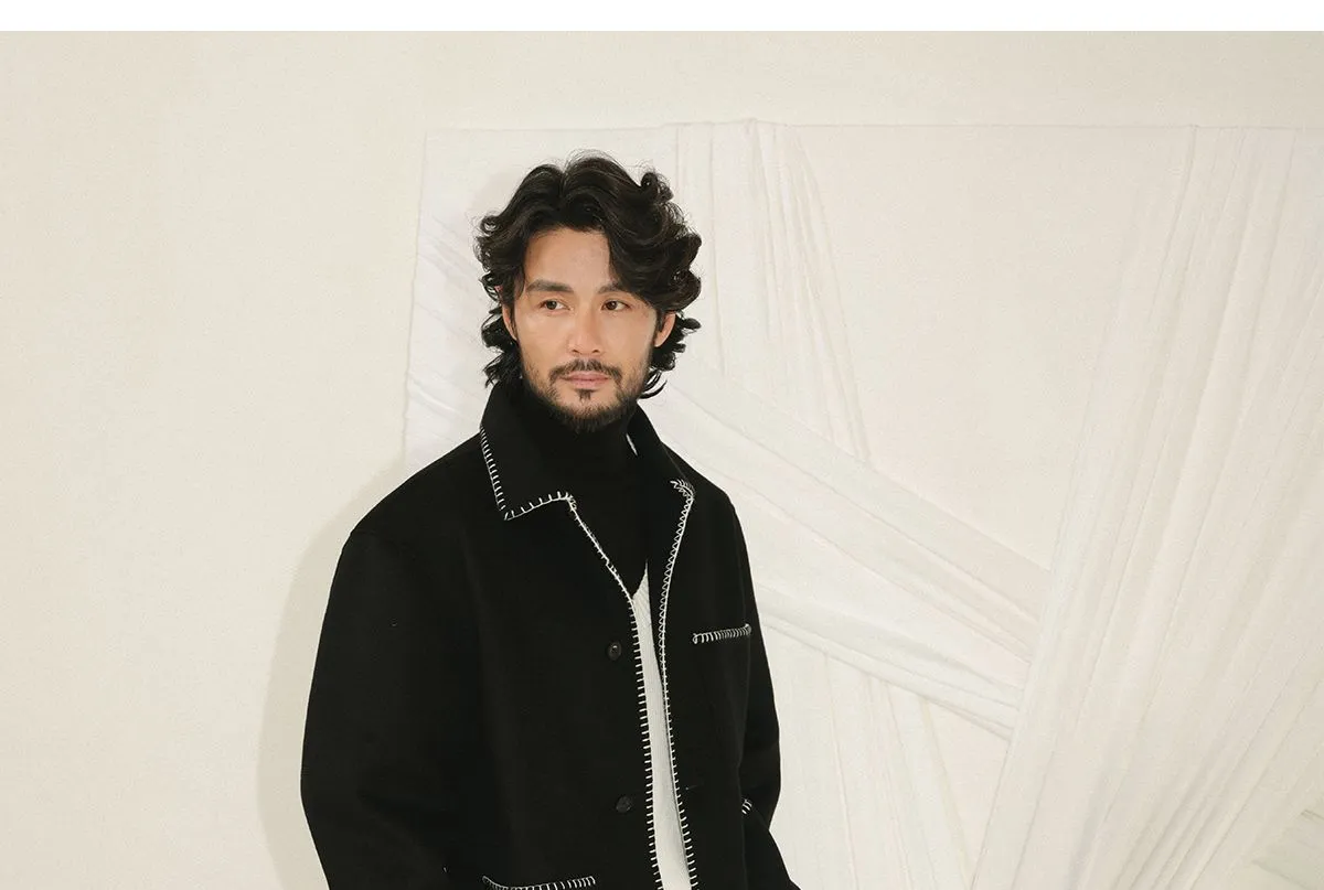 Double-Faced Wool Short Coat