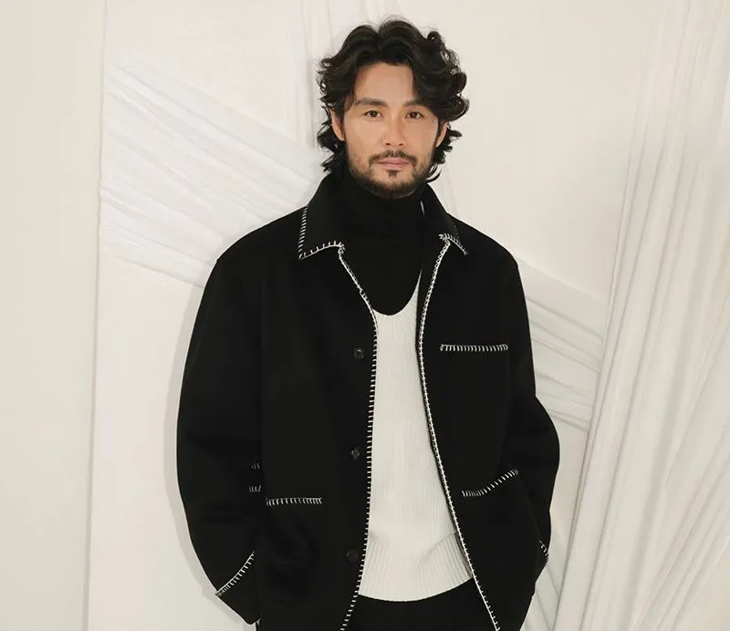 Double-Faced Wool Short Coat