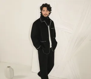 Double-Faced Wool Short Coat