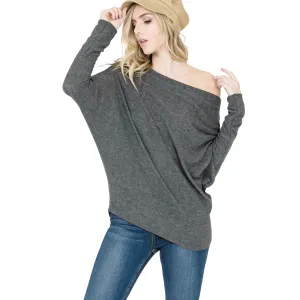 Drop Shoulder Cozy Knit