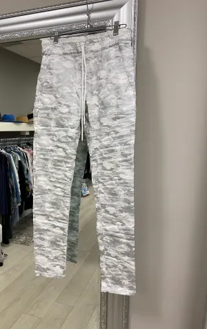 Flog Shely White Camo Joggers