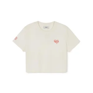 Heart Boston Red Sox Crop T-Shirts