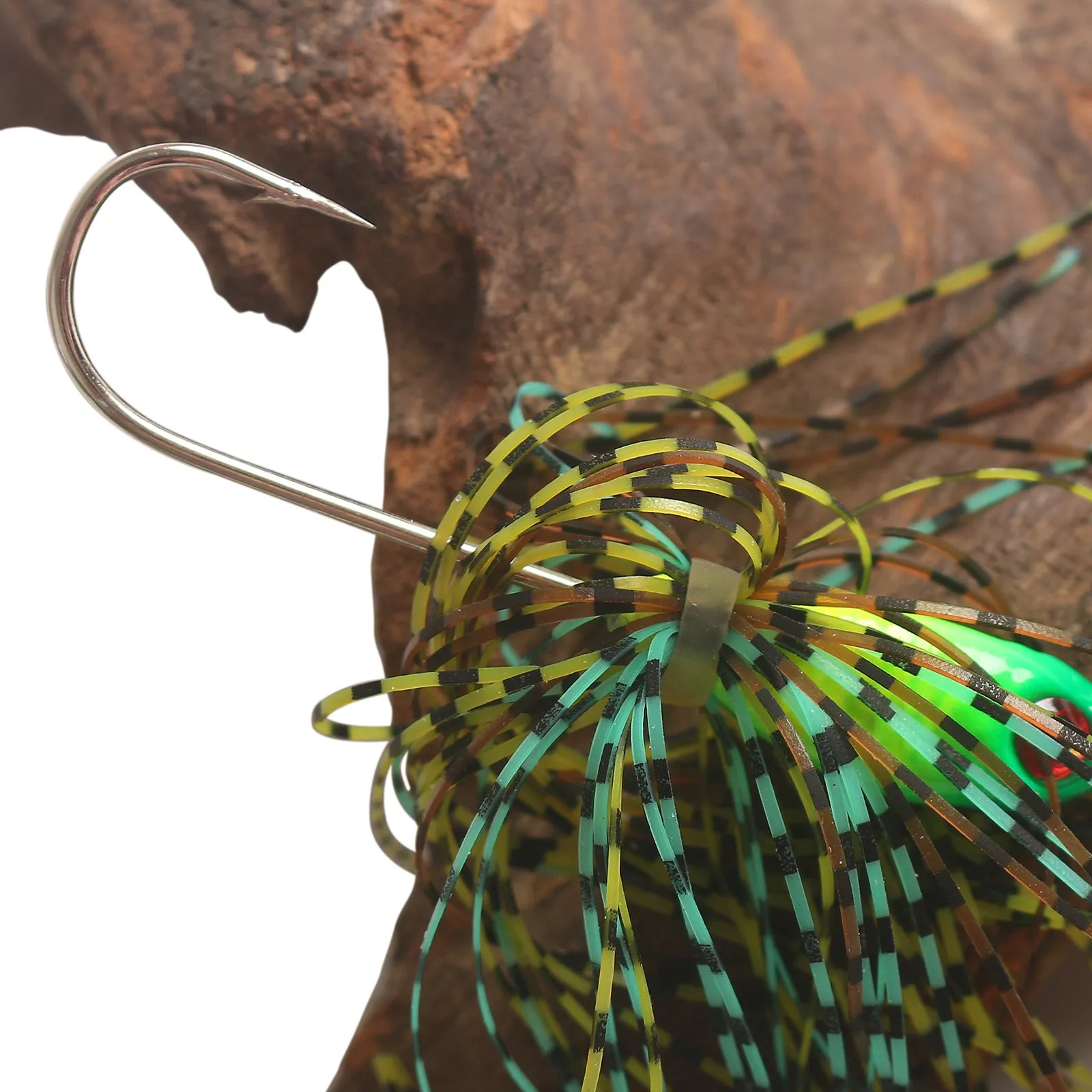 HERCULES 5.12" Spinner Bait Jig with 4 Willow Leaf Sequins Fishing Lure