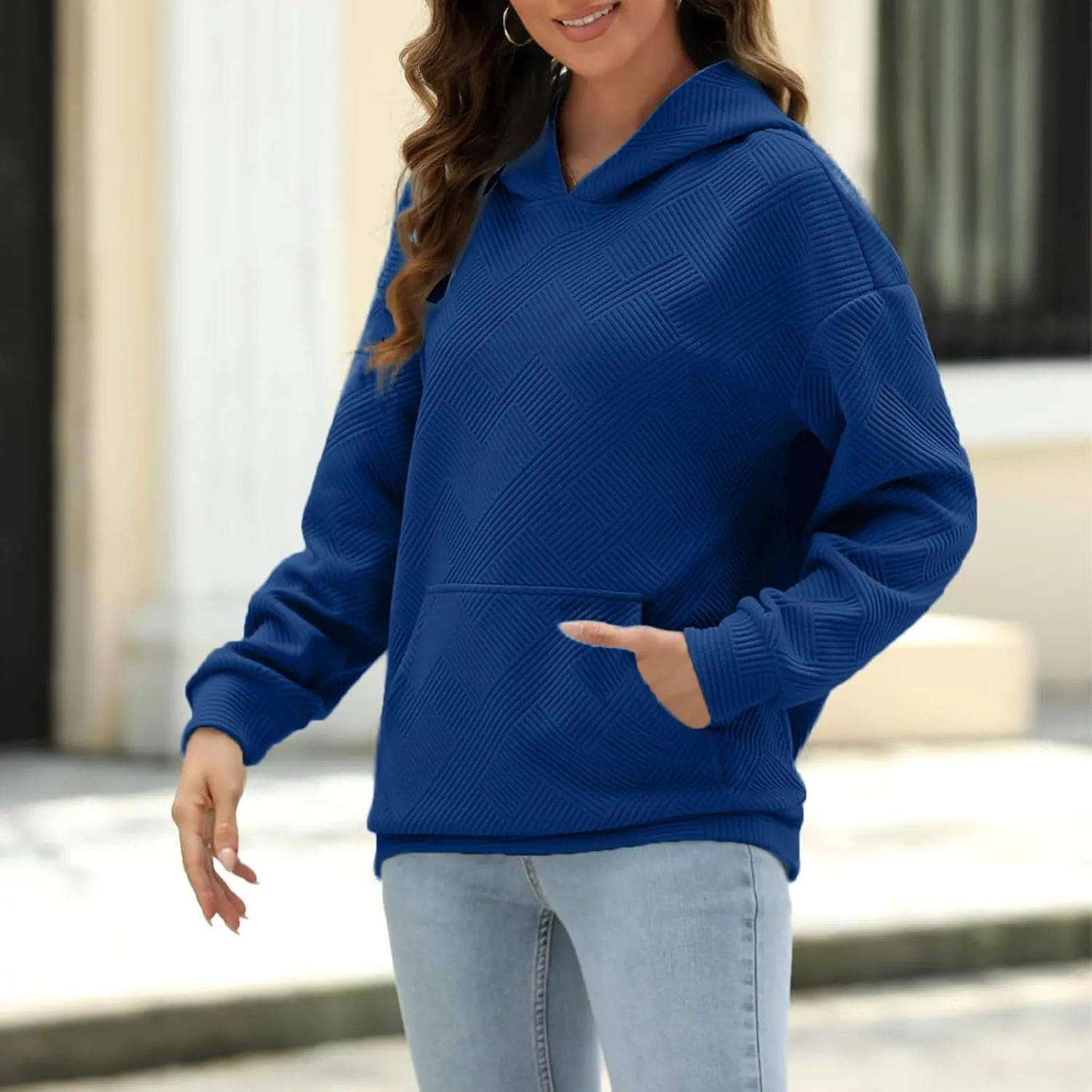 Hoodies For Women 2024 Casual Fall Teen Girls y2k Outfits Loose Long Sleeve Hooded Sweatshirt Pullover Tops Trendy