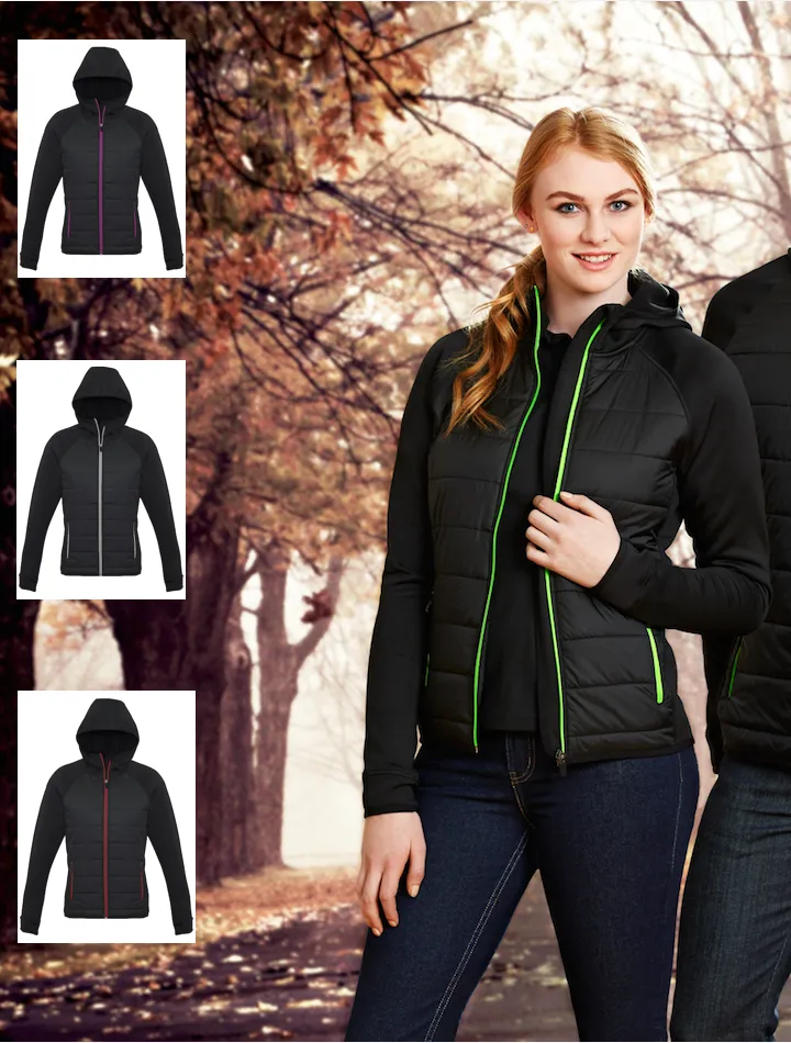 J515L BizCollection Womens Stealth Tech Hoodies