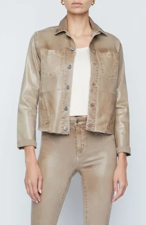 Janelle Slim Raw Jacket in Rye