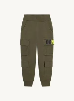 Jogger With Patch Pockets And Logo