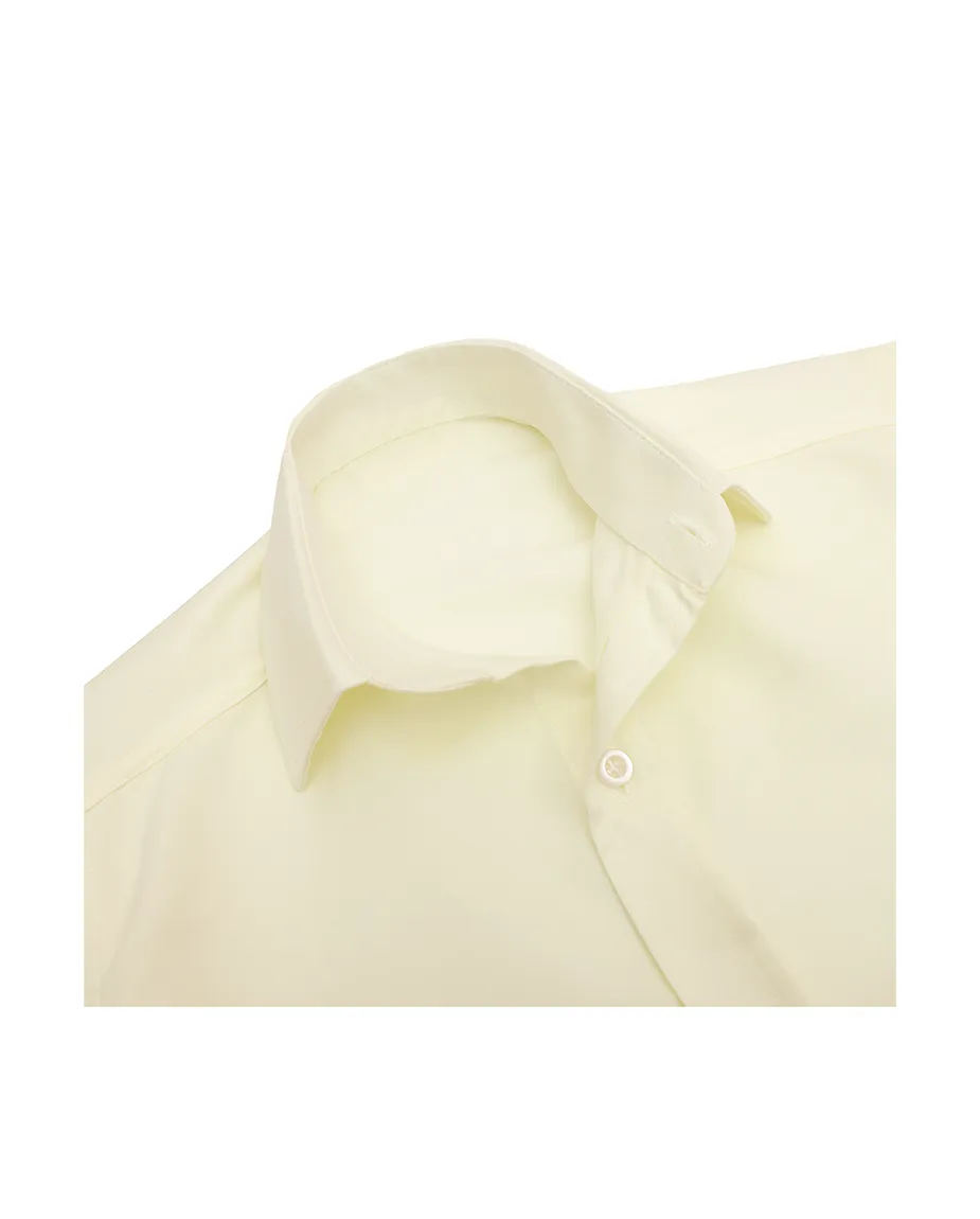 Lilax Boys' Button Down Shirt Solid Long Sleeve Dress Shirt