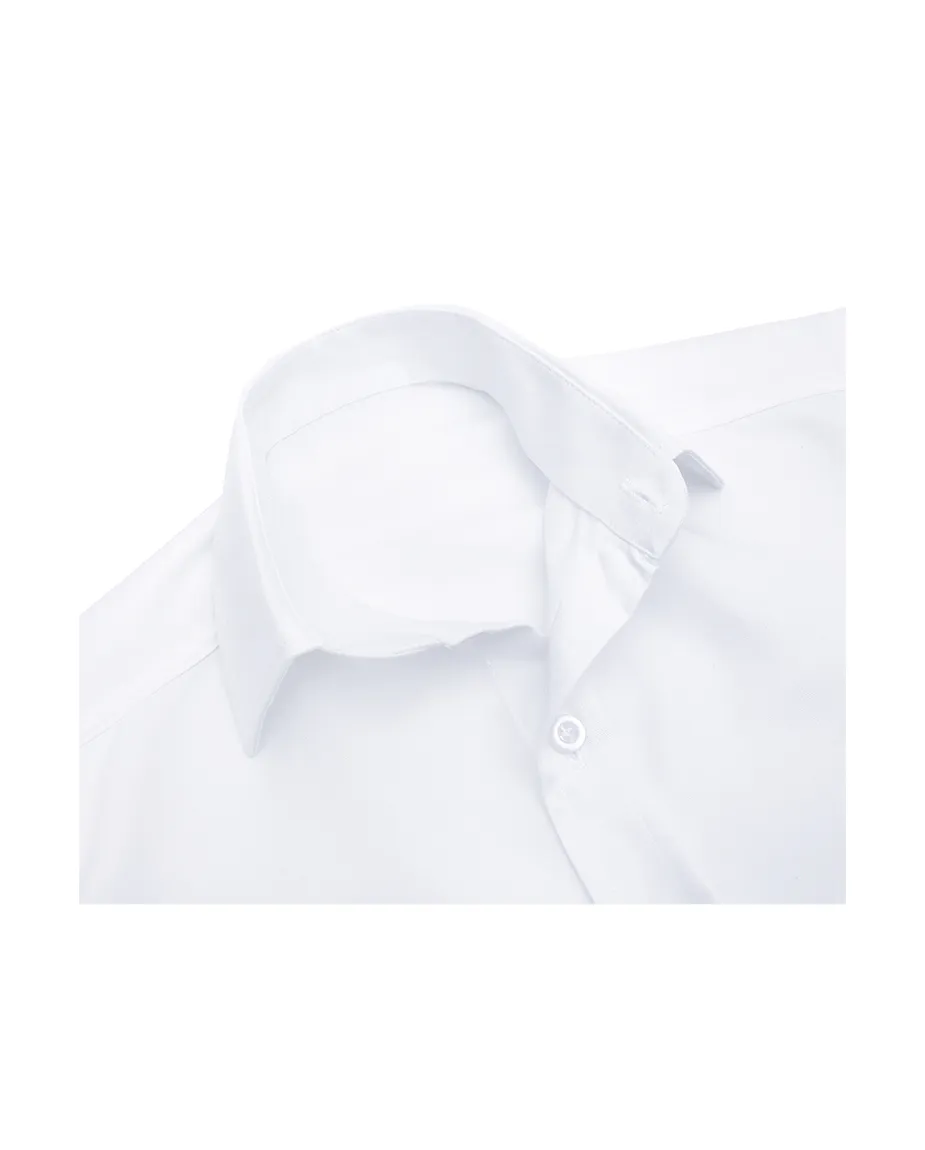 Lilax Boys' Button Down Shirt Solid Long Sleeve Dress Shirt